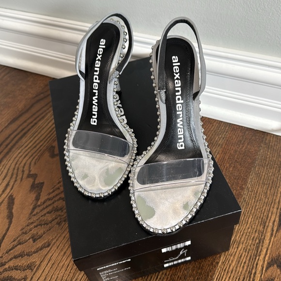 Alexander Wang studded Nova reflective sandal - Picture 3 of 8